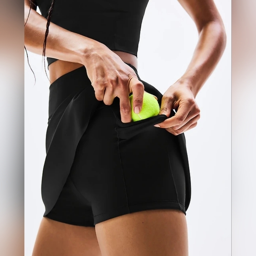 (Euc) Athleta Ace Tennis Skort 15.5" Small Athletic Skirt Pickleball Golf Active View 2